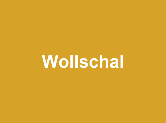 Wollschal in Senfgelb