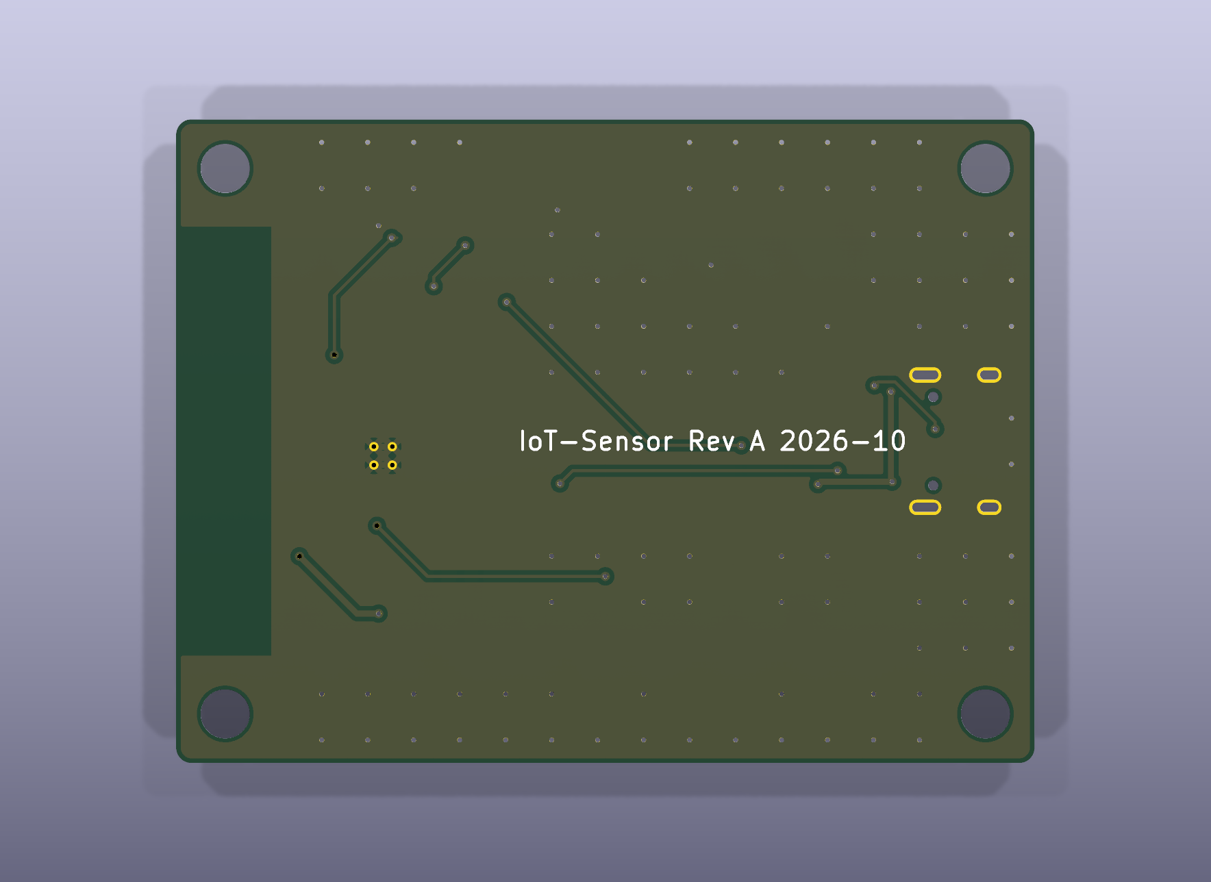 Bildschirmfoto aus dem Prüflauf: Platinen-Design: IoT-Sensorplatine von der Vorgabe bis zu den Fertigungsdaten