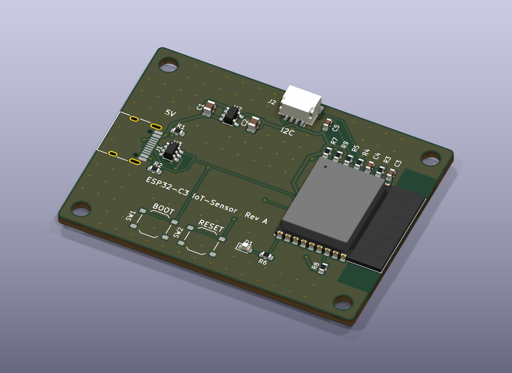 Bildschirmfoto aus dem Prüflauf: Platinen-Design: IoT-Sensorplatine von der Vorgabe bis zu den Fertigungsdaten